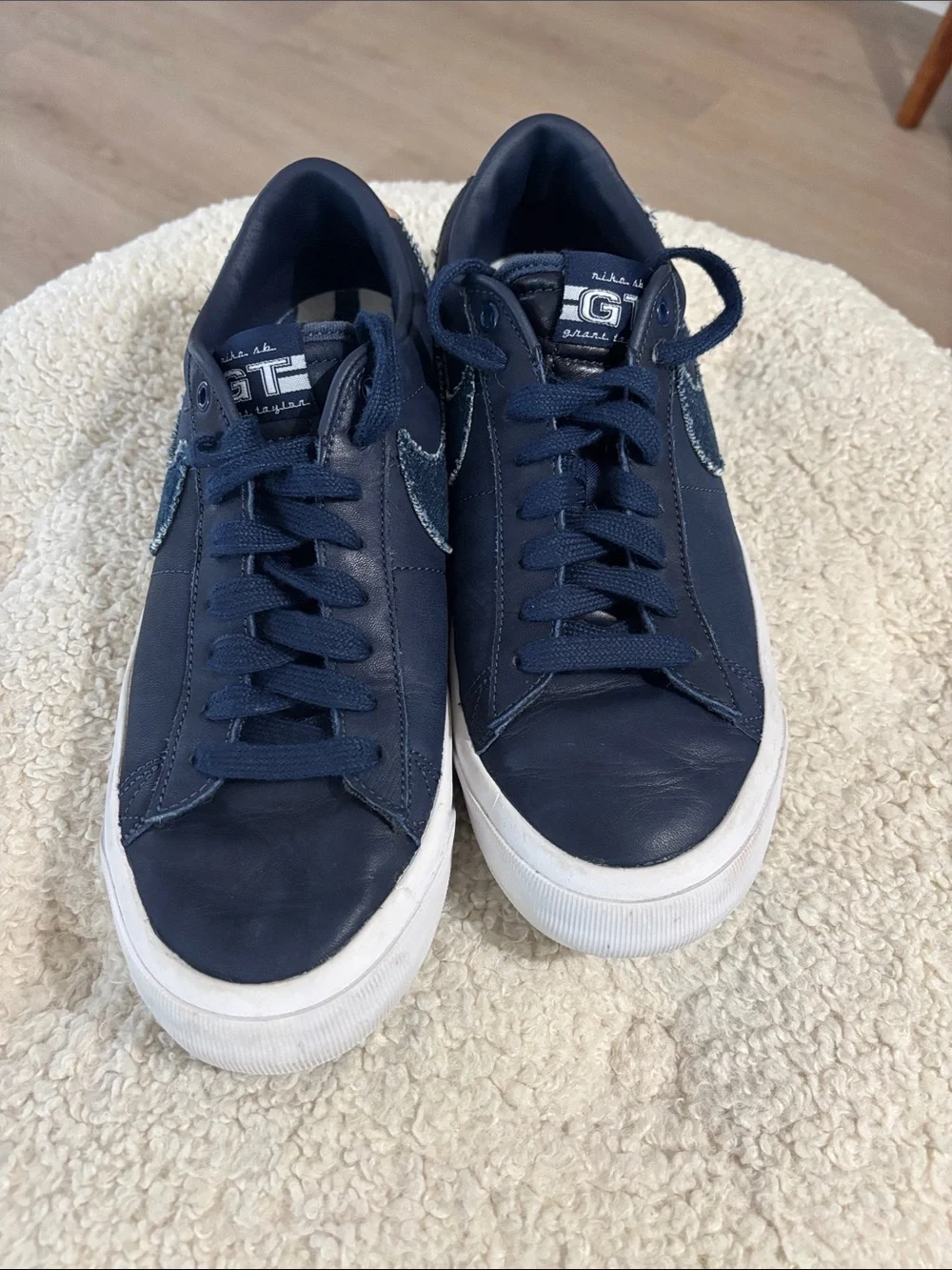 Nike Blazer Low Mens Size 9.5 GT SB Midnight Navy Denim shoes sneakers DM8890-40